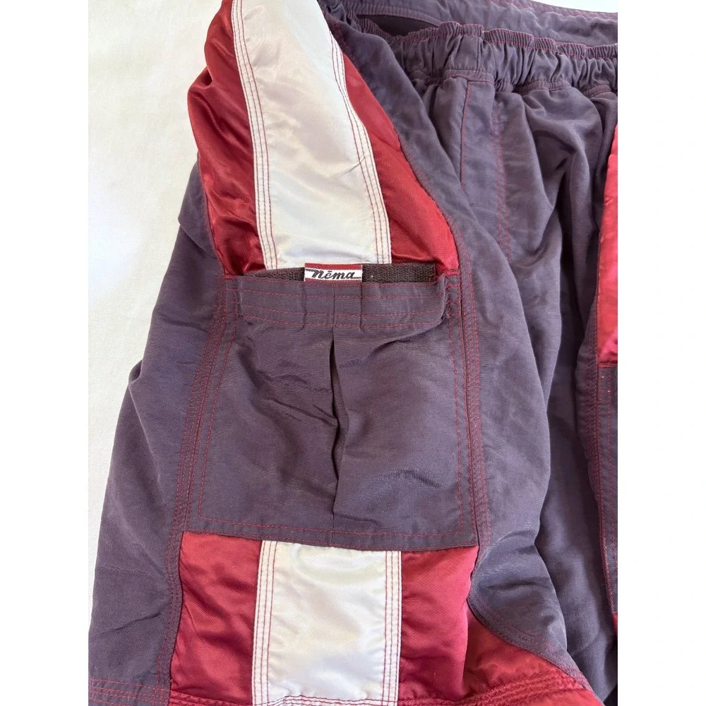 Vintage Nema's Classic MTB Men's Original Baggy Padded Cargo Shorts | Large EUC